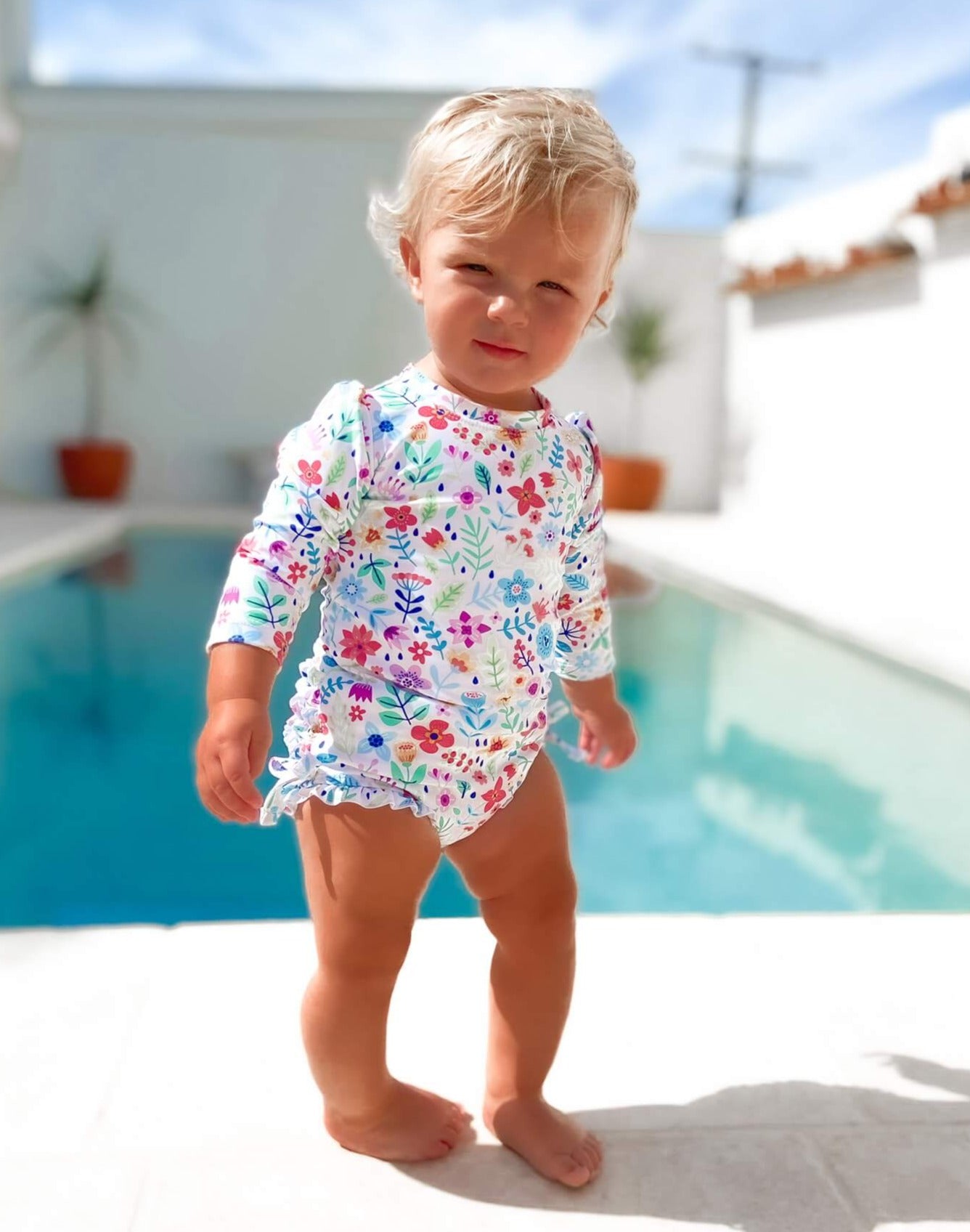 Baby bathing suit with snaps online