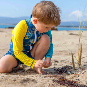 All-in-one Snap Sunsuit | Hawaii