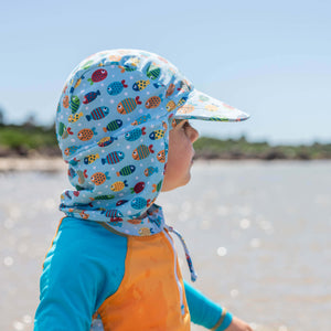 Kids Swim Hat Baby Toddler Hat Sun Hat Legionnaire – TicTasTogs