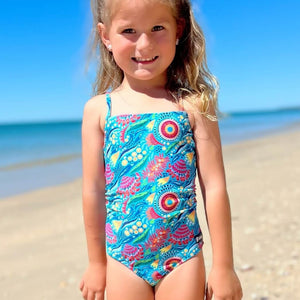 Little Girls Swimsuit | Bush Blooms