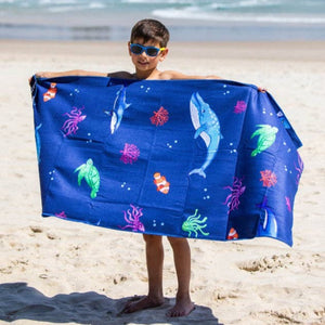 Kids Swim & Beach Towel | Sealife