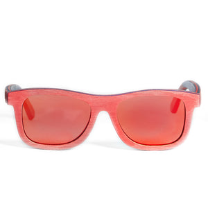 Wood Sunglasses | Red