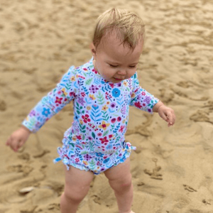 Nappy-change Swimsuit | Ditsy Daisy