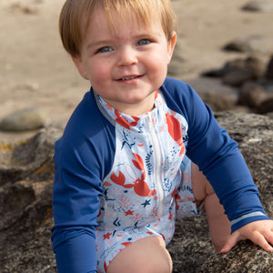 All-in-one Snap Sunsuit | Lazy Lobsters