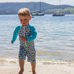 All-in-one Sunsuit | Fish Frenzy