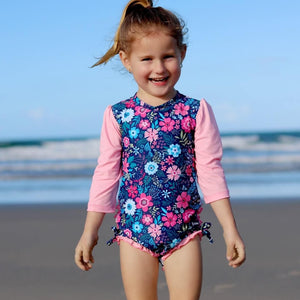 Nappy change Swimsuit | Floral Fantasy