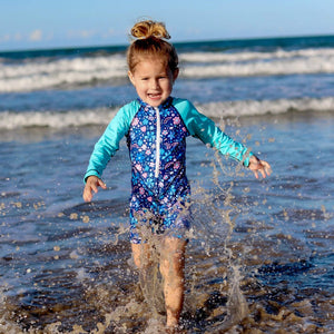 All-in-one Sunsuit | Flower Power