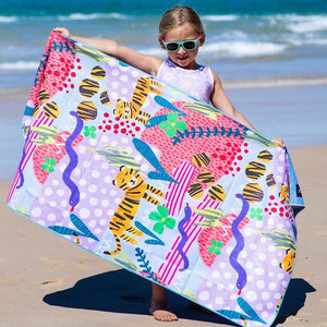 Kids Swim & Beach Towel | Tiger Territory