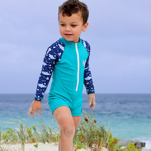 toddler-boy-wearing-shark-swimsuit